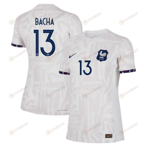 Selma Bacha 13 France Women's National Team 2023-24 World Cup Away Women Jersey