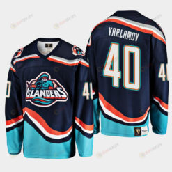 Semyon Varlamov 40 New York Islanders Navy Reverse Retro 2.0 Jersey 2022-23