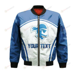 Seton Hall Pirates Bomber Jacket 3D Printed Custom Text And Number Curve Style Sport