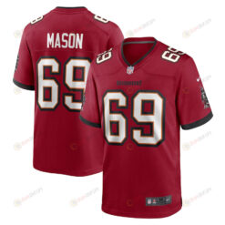 Shaq Mason Tampa Bay Buccaneers Game Player Jersey - Red