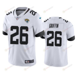 Shaquill Griffin 26 Jacksonville Jaguars White Vapor Limited Jersey