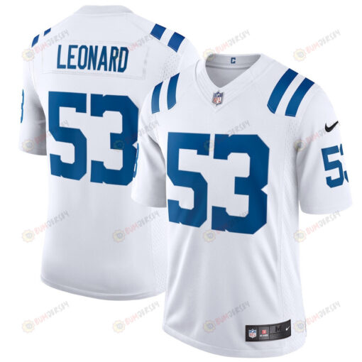 Shaquille Leonard 53 Indianapolis Colts Vapor Limited Jersey - White