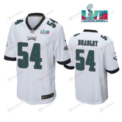 Shaun Bradley 54 Philadelphia Eagles Super Bowl LVII Game Player Men Jersey - White