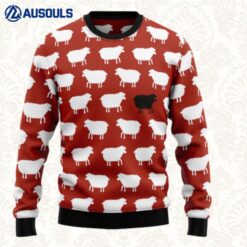 Sheep Black And White Ugly Sweaters For Men Women Unisex