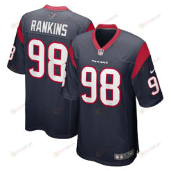 Sheldon Rankins 98 Houston Texans Game Player Men Jersey - Navy