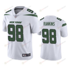 Sheldon Rankins 98 New York Jets White Vapor Limited Jersey