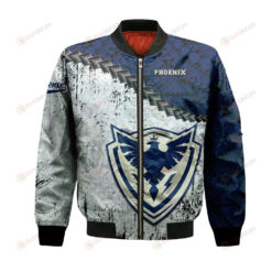 Sherbrooke Phoenix Bomber Jacket 3D Printed Grunge Polynesian Tattoo