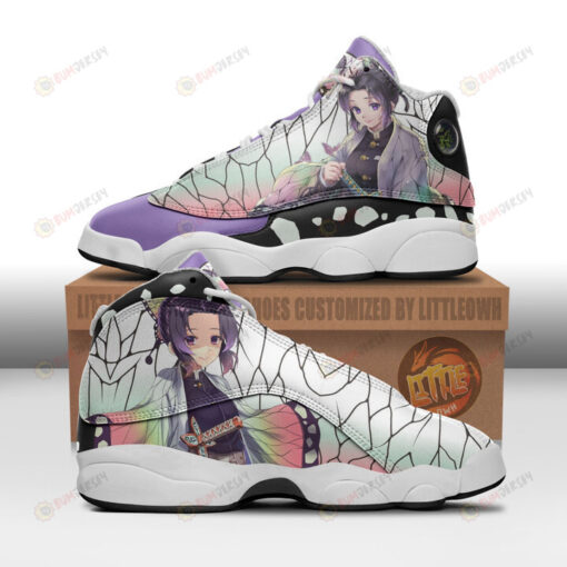 Shinobu Kochou Shoes Kny Anime Air Jordan 13 Shoes Sneakers