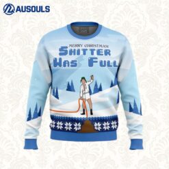 Shitter was Full National Lampoon's Christmas Vacation Ugly Sweaters For Men Women Unisex