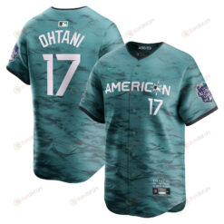 Shohei Ohtani 17 American League Teal 2023 MLB All-Star Game Limited Men Jersey