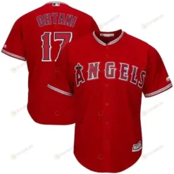Shohei Ohtani Los Angeles Angels Alternate Official Cool Base Player Jersey - Scarlet