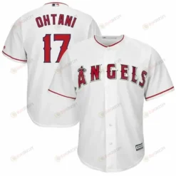 Shohei Ohtani Los Angeles Angels Big And Tall Cool Base Player Jersey - White