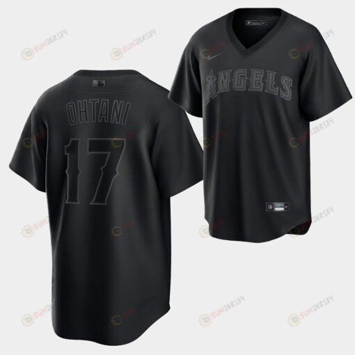 Shohei Ohtani Los Angeles Angels Black Fashion 17 Jersey