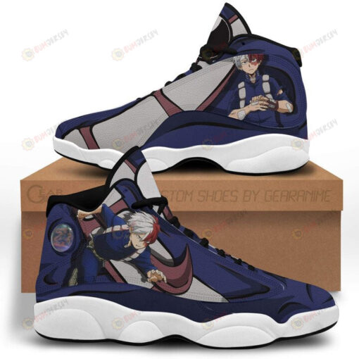 Shoto Todoroki My Hero Academia Air Jordan 13 Shoes Sneakers