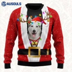 Siberian Husky Christmas Ugly Sweaters For Men Women Unisex