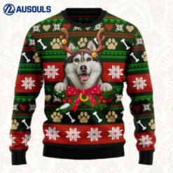 Siberian Husky Funny Ugly Sweaters For Men Women Unisex