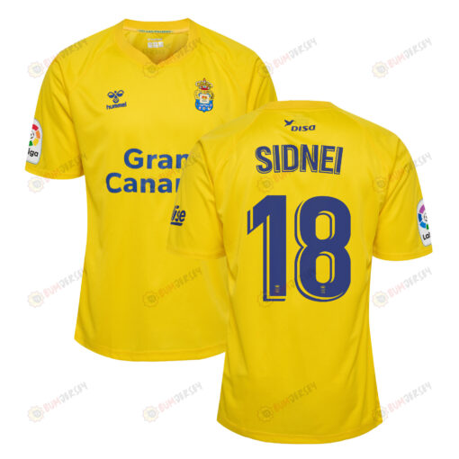 Sidnei 18 UD Las Palmas 2022-23 Home Jersey - Yellow