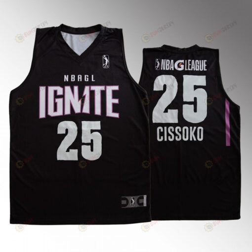 Sidy Cissoko G League Ignite 25 Black Purple 2022-23 Men Jersey