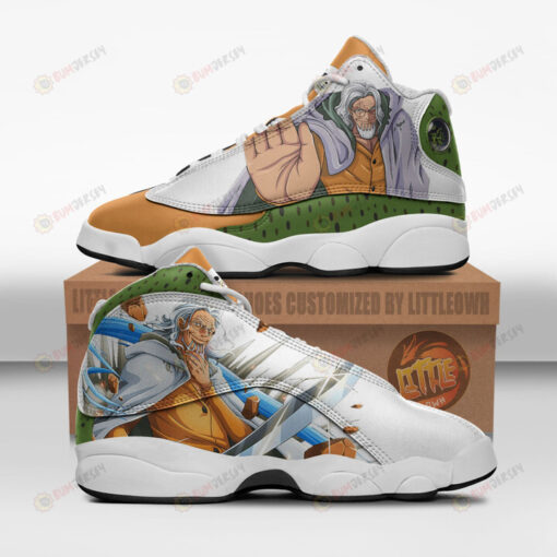 Silvers Rayleigh Shoes One Piece Anime Air Jordan 13 Shoes Sneakers