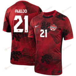 Simi Awujo 21 Canada Women's National Team 2023-24 World Cup Home Men Jersey