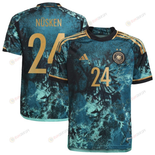 Sjoeke N?sken 24 Germany 2023 National Team Away Youth Jersey