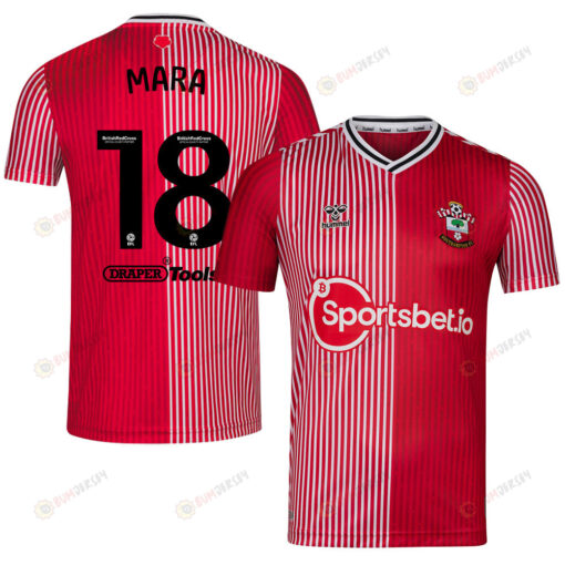 S?kou Mara 18 Southampton FC 2023/24 Home Men Jersey - Red