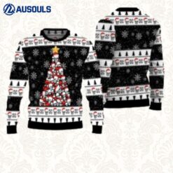Skull Christmas Tree Christmas Ugly Sweaters For Men Women Unisex
