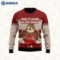 Sloth Slow Ho Ho Ugly Sweaters For Men Women Unisex