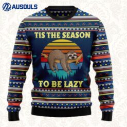 Sloth Tis The Season Ugly Sweaters For Men Women Unisex
