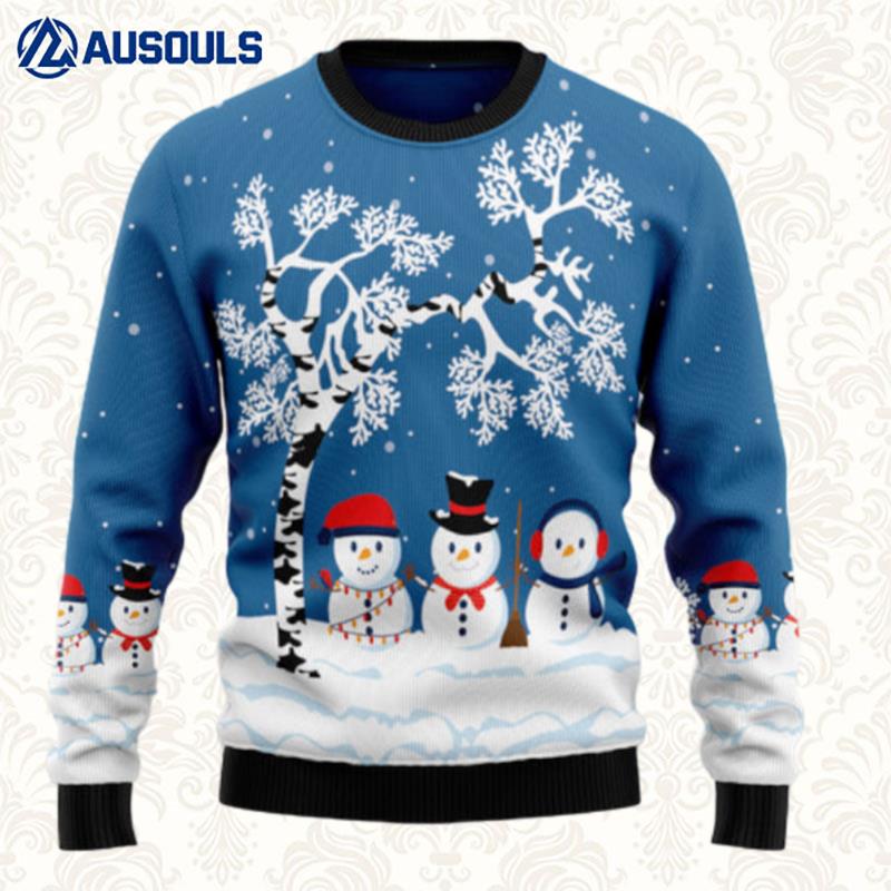 Snowman Beauty Ugly Sweaters For Men Women Unisex