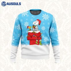 Snowy Christmas Snoopy Ugly Sweaters For Men Women Unisex