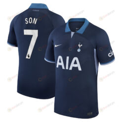 Son Heung-min 7 Tottenham Hotspur 2023/24 Away Men Jersey - Navy