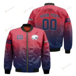 South Alabama Jaguars Fadded Bomber Jacket 3D Printed