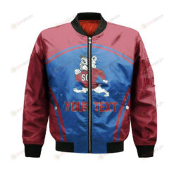 South Carolina State Bulldogs Bomber Jacket 3D Printed Custom Text And Number Curve Style Sport