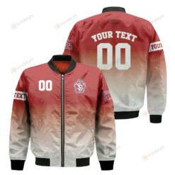 South Dakota Coyotes Fadded Bomber Jacket 3D Printed