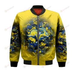 South Dakota State Jackrabbits Bomber Jacket 3D Printed Camouflage Vintage