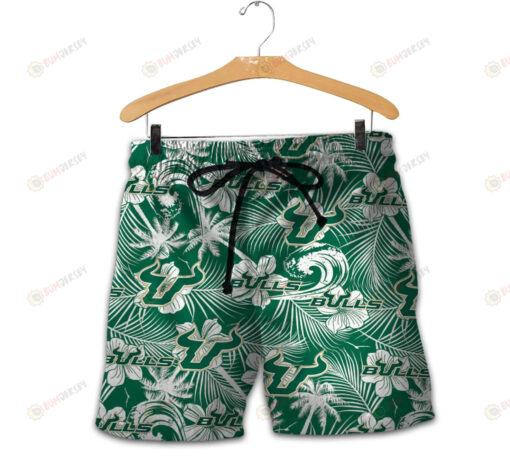 South Florida Bulls Men Shorts Tropical Seamless