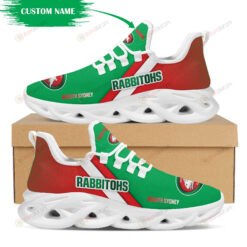 South Sydney Rabbitohs Logo Custom Name Pattern 3D Max Soul Sneaker Shoes