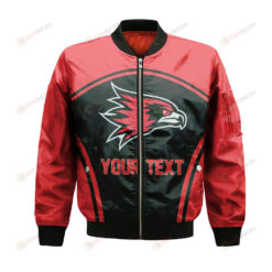 Southeast Missouri Redhawks Bomber Jacket 3D Printed Custom Text And Number Curve Style Sport