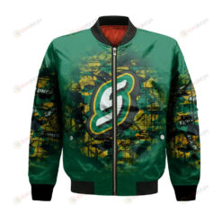 Southeastern Louisiana Lions Bomber Jacket 3D Printed Camouflage Vintage