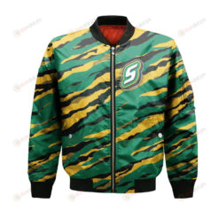 Southeastern Louisiana Lions Bomber Jacket 3D Printed Sport Style Team Logo Pattern