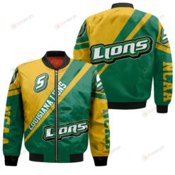 Southeastern Louisiana Lions Logo Bomber Jacket 3D Printed Cross Style