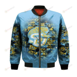 Southern Jaguars Bomber Jacket 3D Printed Camouflage Vintage