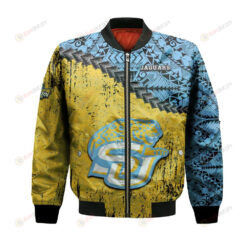 Southern Jaguars Bomber Jacket 3D Printed Grunge Polynesian Tattoo