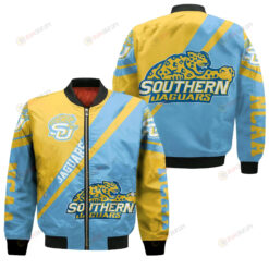 Southern Jaguars Logo Bomber Jacket 3D Printed Cross Style