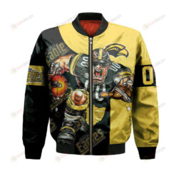 Southern Miss Golden Eagles Bomber Jacket 3D Printed Football