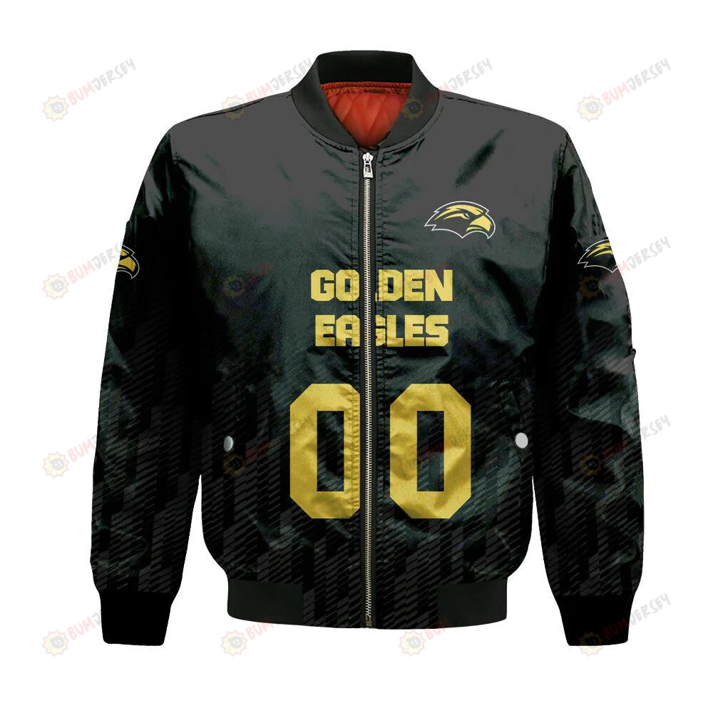 Southern Miss Golden Eagles Bomber Jacket 3D Printed Team Logo Custom Text And Number