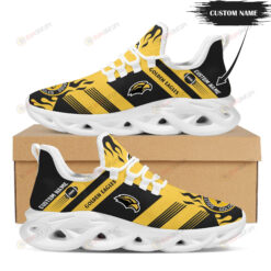 Southern Miss Golden Eagles Logo Custom Name Pattern 3D Max Soul Sneaker Shoes