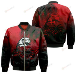 Southern Utah Thunderbirds Bomber Jacket 3D Printed Coconut Tree Tropical Grunge