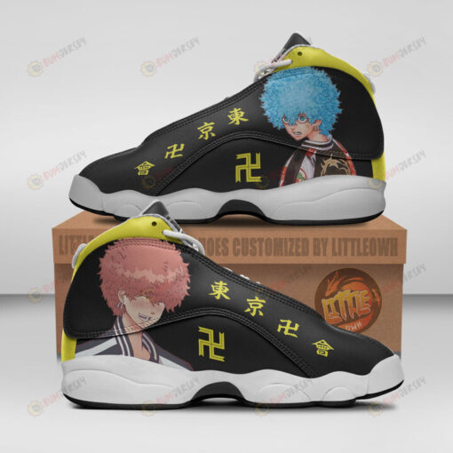 Souya X Nahoya Shoes Tokyo Revengers Anime Air Jordan 13 Shoes Sneakers